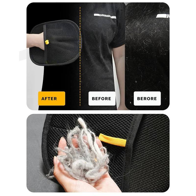 Gants de toilettage pour animaux de compagnie