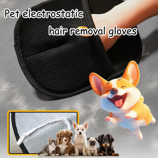 Gants de toilettage pour animaux de compagnie